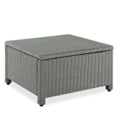 Sparrow & Wren Walton Outdoor Wicker Sectional Coffee Table