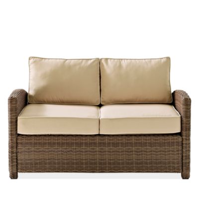 Sparrow & Wren Walton Outdoor Wicker Loveseat