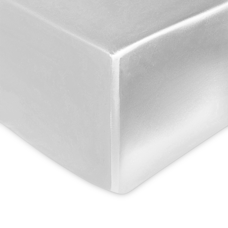 Gingerlily Signature Silk Fitted Sheet In White