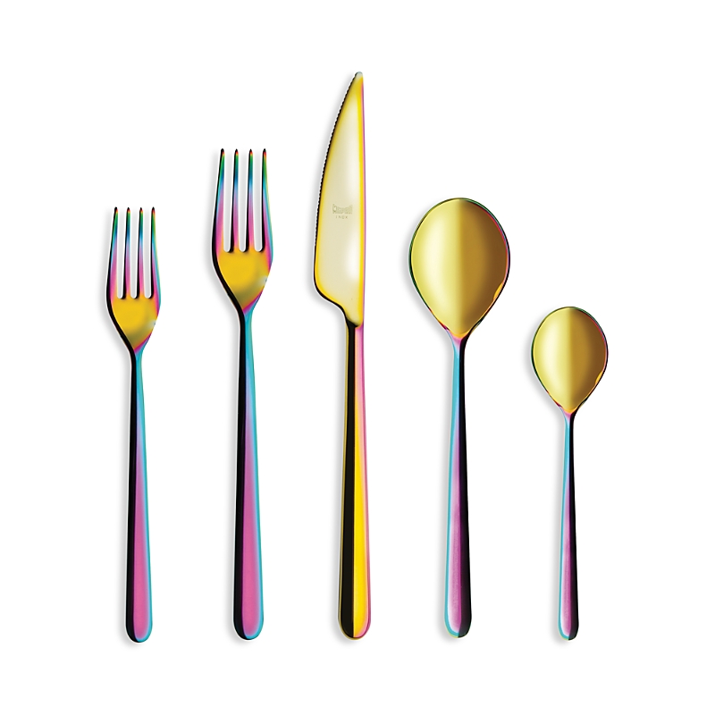 Mepra Linea Rainbow 5-piece Place Setting In Multi