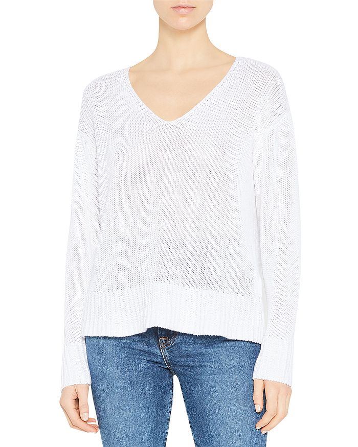 Theory Linen Blend Sweater | Bloomingdale's