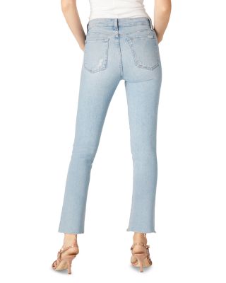 High Rise Cropped Bootcut Jeans