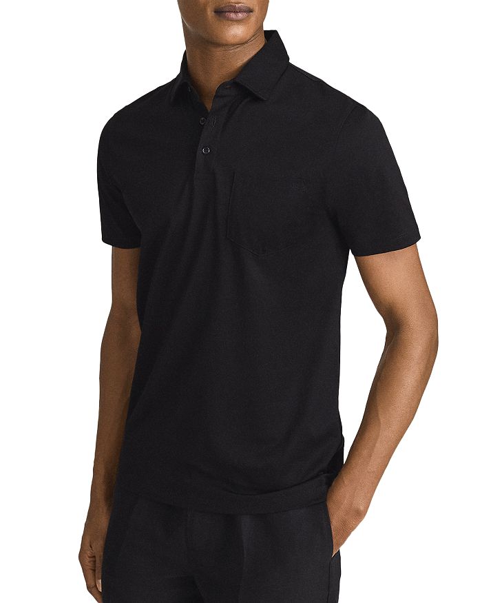 REISS Elliot Mercerized Regular Fit Polo Shirt | Bloomingdale's