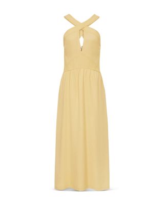 REISS Orla Halter Midi Dress Bloomingdale's