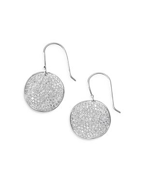 Shop Ippolita Sterling Silver Stardust Diamond Flower Drop Earrings