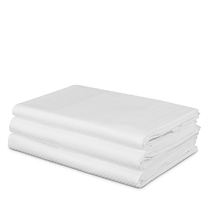 Shop Frette Checkered Sateen King Top Sheet In White