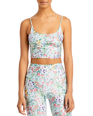 ALICE AND OLIVIA ALICE AND OLIVIA PENNY SCOOP NECK CROP TOP,CC104P63016