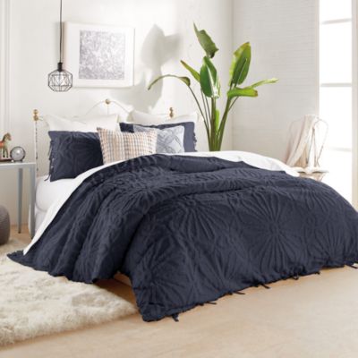 Chenille Medallion Comforter Set, Full/Queen