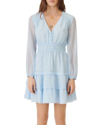 Roubelia Ruffled Crinkle Dress