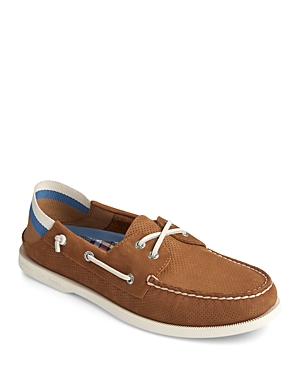 SPERRY MEN'S AUTHENTIC ORIGINAL TWO EYE LEATHER BOAT SHOES,STS22341
