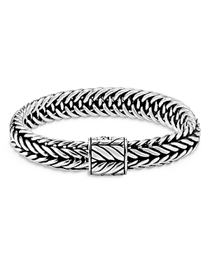 John Hardy Sterling Silver Classic Chain Kami Woven Link Bracelet In Silver
