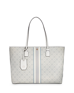 TORY BURCH T MONOGRAM COATED CANVAS TOTE,81964