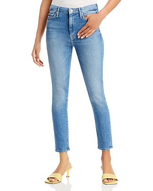 Mother The Looker High Waist Ankle Skinny Jeans In Independent