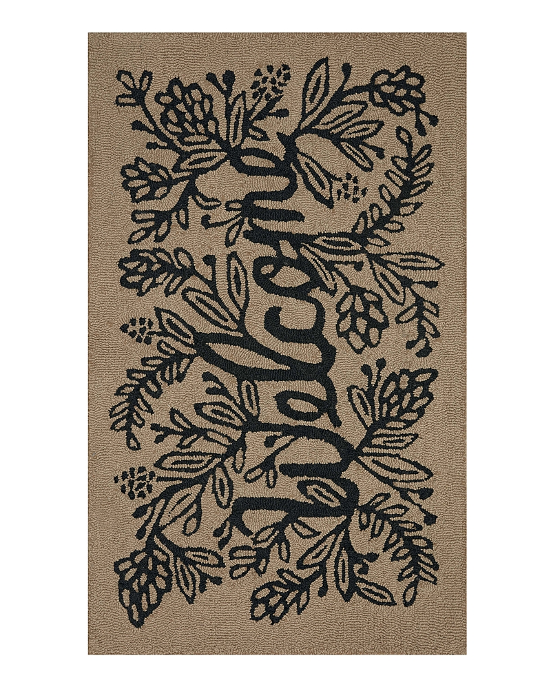 Rifle Paper Co . Minnie Min-03 Area Rug, 2'3 X 3'9 In Cream