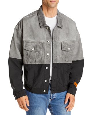 HERON PRESTON Half and Half Trucker Jacket | Bloomingdale's
