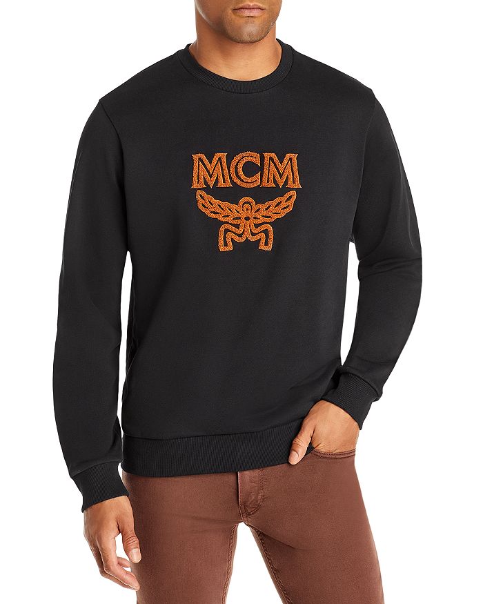 MCM Graphic Logo Crewneck Sweatshirt Bloomingdale s