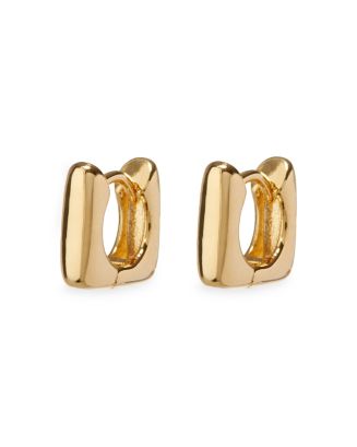 Luv Aj Mini Art Deco Square Huggie Hoop Earrings | Bloomingdale's