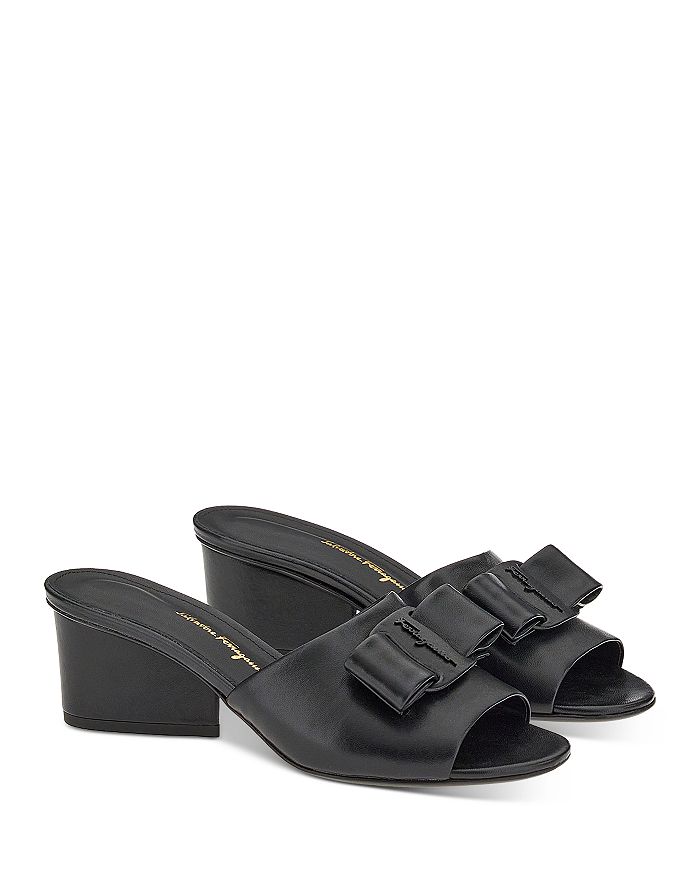 Salvatore Ferragamo Women's Slip On Embellished Sandals | Bloomingdale's
