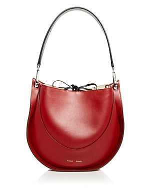 Proenza Schouler Small Arch Leather Shoulder Bag In Syrah