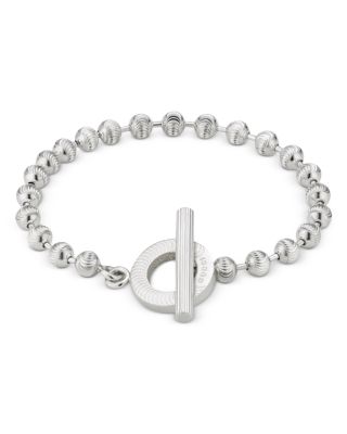 Gucci Silver-Tone Beaded Bracelet Gucci sterling silver beaded toggle bracelet | Gray & Sons  main image 2