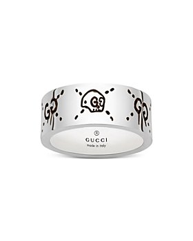 Gucci - Sterling Silver Ghost Wide Band