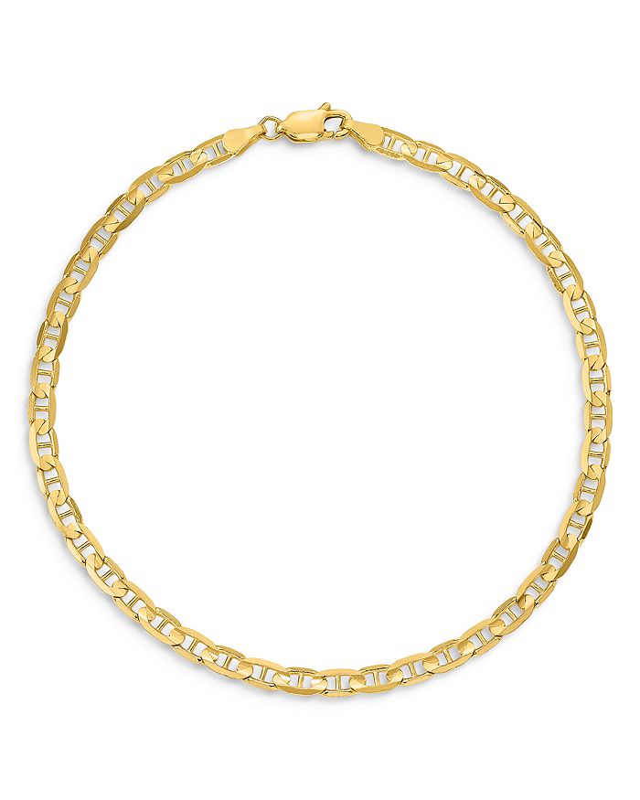Bloomingdale's - Bloomingdale's Men's Anchor Link Chain Bracelet in 14K Yellow Gold - 100% Exclusive