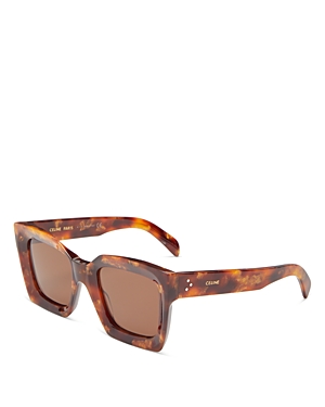 Celine Women's Square Sunglasses, 51mm In Havana/brown