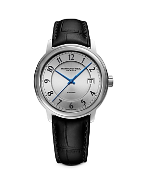 Shop Raymond Weil Maestro Watch, 39mm In Silver/black