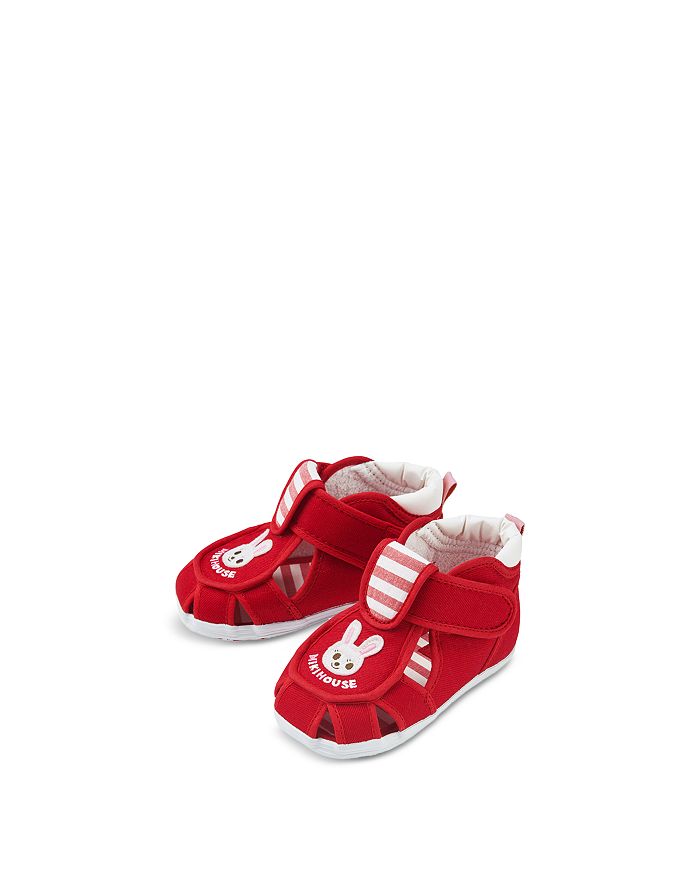 Miki House Kids' Girls' Bunny Cotton Sandals Toddler In Red