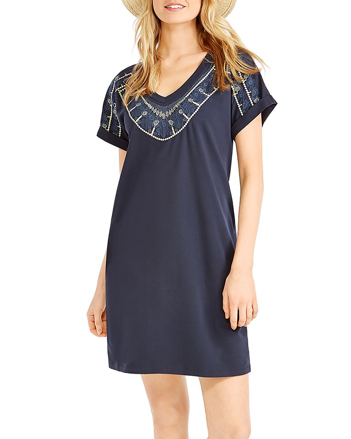NIC and ZOE NIC+ZOE Pier Embroidered Dress Bloomingdale's