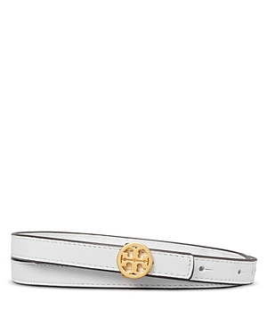 TORY BURCH WOMEN'S SKINNY LOGO BELT,74936