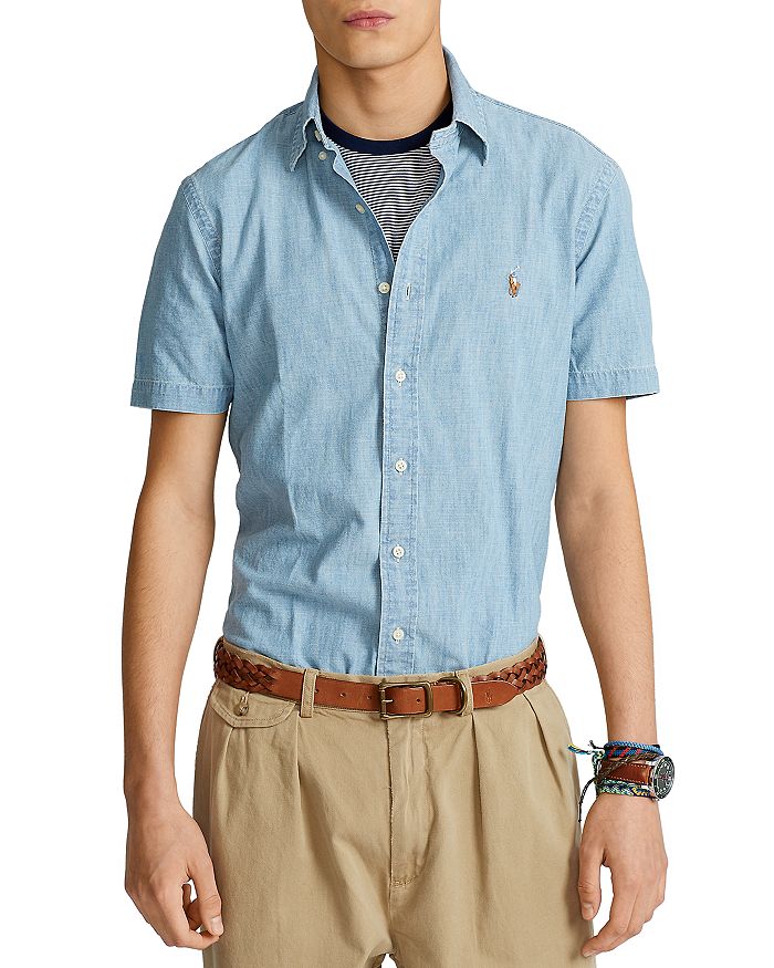 Polo ralph lauren classic fit chambray shirt store