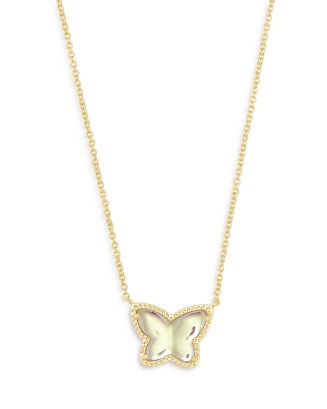 ショッピング ケンドラ スモール Mini Elisa Silver Satellite Short Pendant Necklace in Ivory