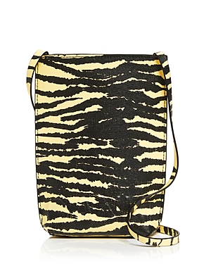 GANNI RECYCLED LEATHER CROSSBODY MINI BAG,A3500