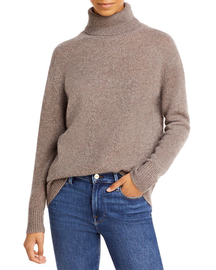 C by Bloomingdale's - Turtleneck Cashmere Tunic Sweater - 100% Exclusive
