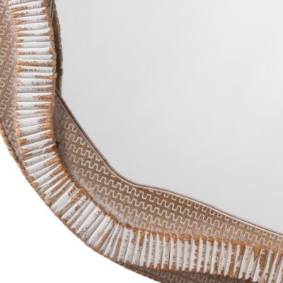 River Organic Rattan Mirror