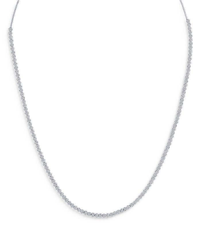 Bloomingdale's - Diamond Tennis Necklace in 14K White Gold, 3.0 ct. t.w - 100% Exclusive