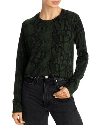 snake print sweater