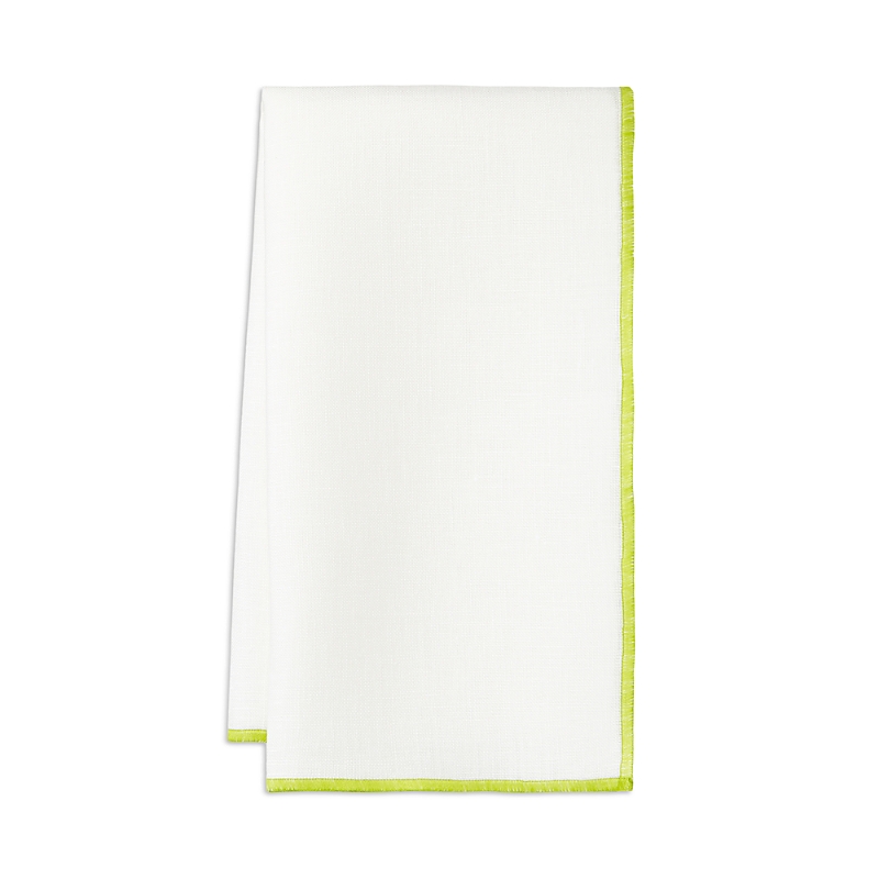 Shop Mode Living Bel Air Linen Napkins, Set Of 4 In Lime