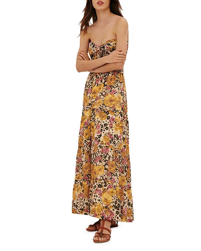 ba&sh Dalid Printed Tiered Dress | Bloomingdale's