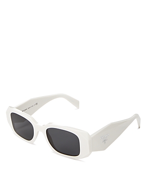 Prada Women's Square Sunglasses, 49mm In Ivory/dark Gray