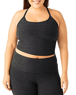 BEYOND YOGA PLUS SPACE DYED SLIM RACERBACK CROPPED TANK,SD4382P