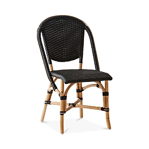 Sika Design Sofie Rattan Bistro Side Chair In Black