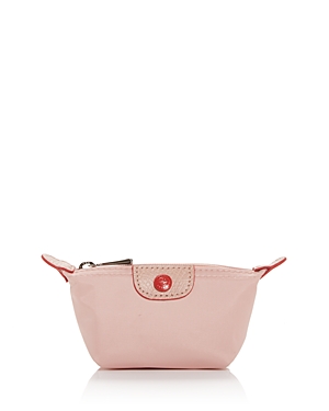 Longchamp Le Pliage Coin Case In Pinky