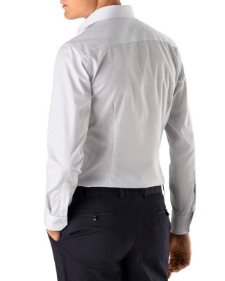 Micro Print Contemporary Fit Dress Shirt