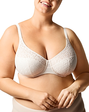 AVENUE BODY | Women's Plus Size Lace Soft Cup Wire Free Bra - white - 40D