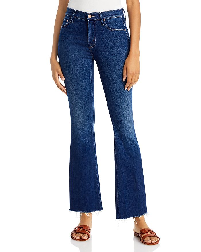 MOTHER The Weekender Mid Rise Flared Jeans | Bloomingdale's