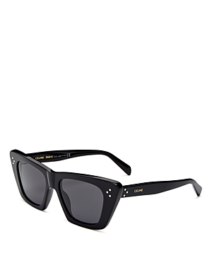Celine Women's Cat Eye Sunglasses, 51mm In Black/gray