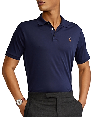 Shop Polo Ralph Lauren Classic Fit Soft Cotton Polo Shirt In French Navy