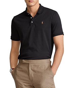 Shop Polo Ralph Lauren Classic Fit Soft Cotton Polo Shirt In Polo Black
